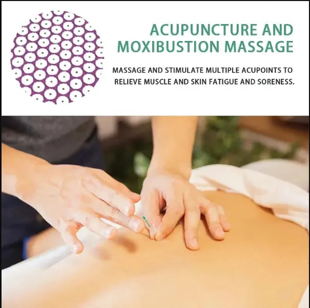 Acupressure Mat & Pillow Set — Back, Neck & Stress Relief