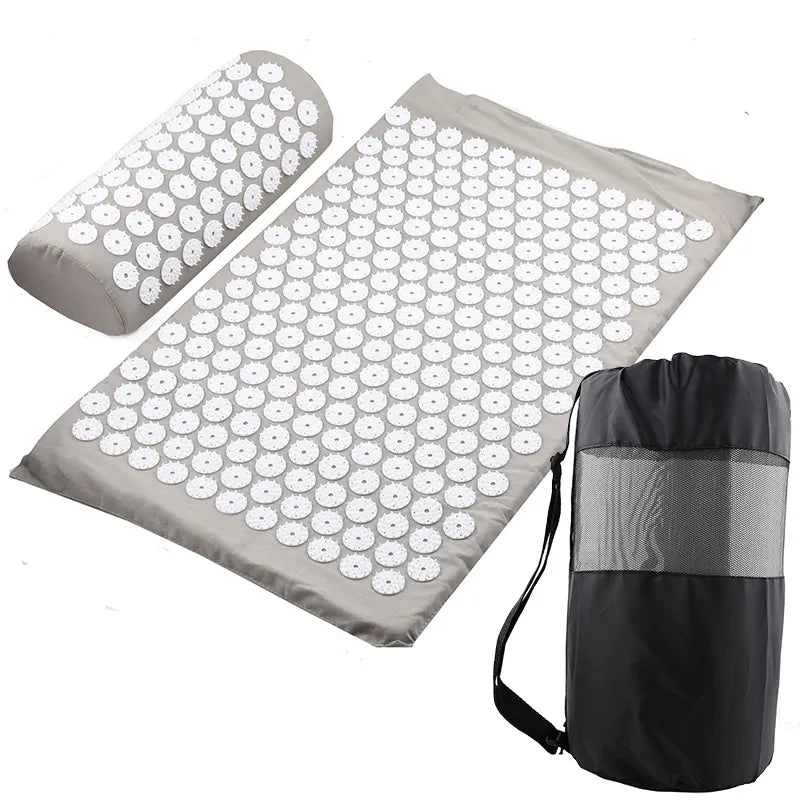 Acupressure Mat & Pillow Set — Back, Neck & Stress Relief