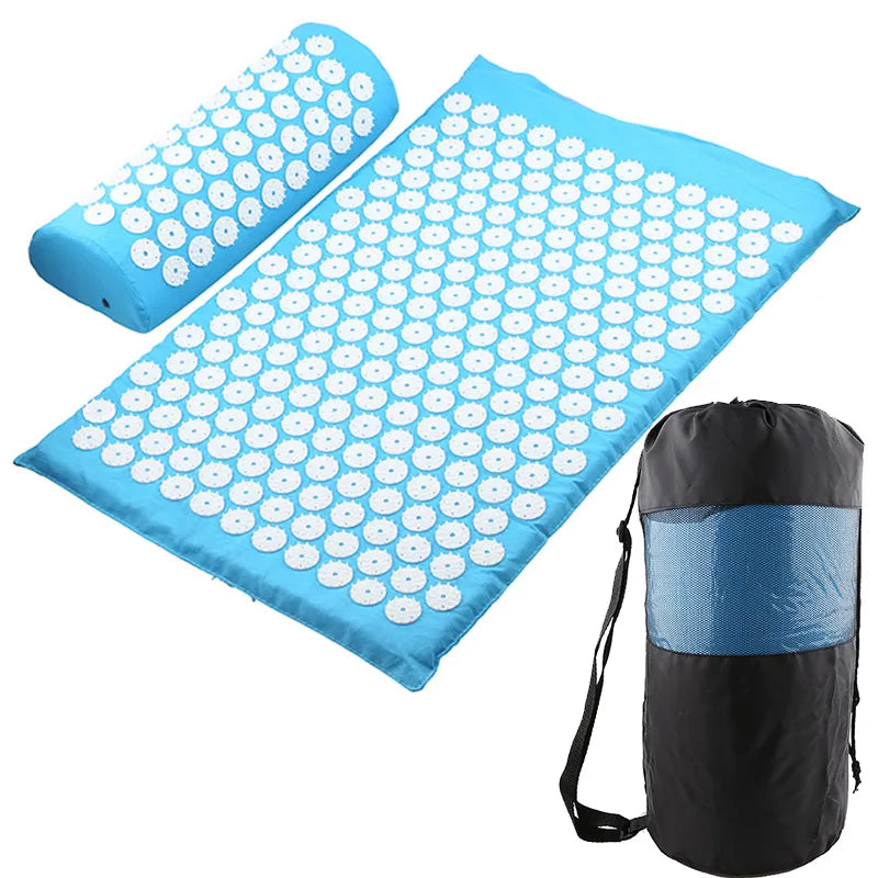 Acupressure Mat & Pillow Set — Back, Neck & Stress Relief