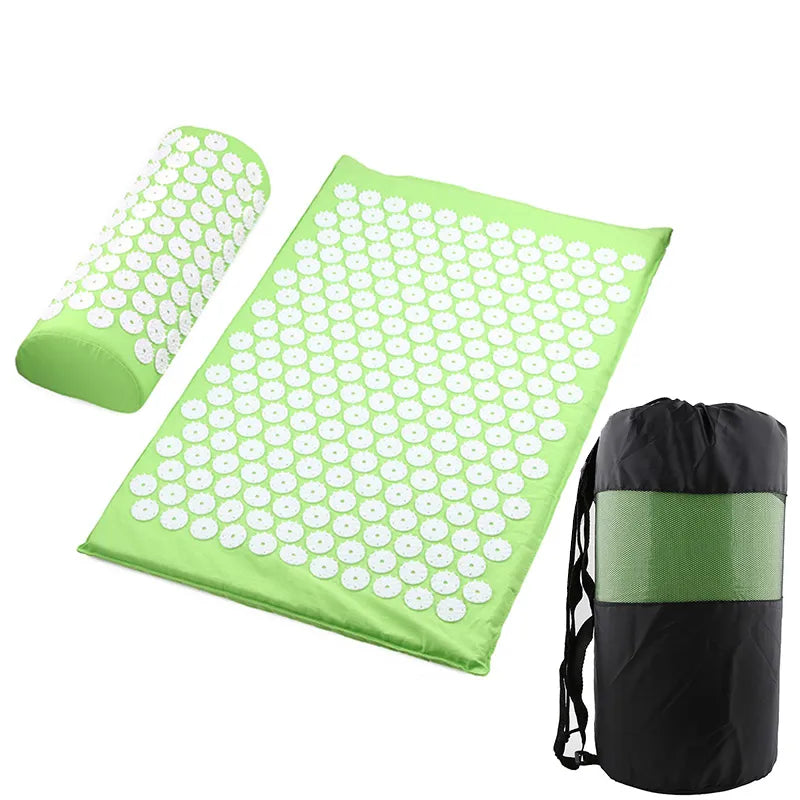 Acupressure Mat & Pillow Set — Back, Neck & Stress Relief